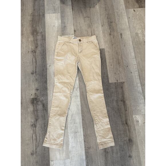 Old Navy Pants Girls 14 Skinny Stretch Chino School Uniform Casual Slim Fit - Picture 1 of 6